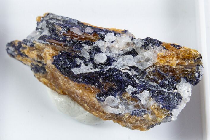 Violet Yoderite on Kyanite Crystal - Mautia Hill, Tanzania #345718